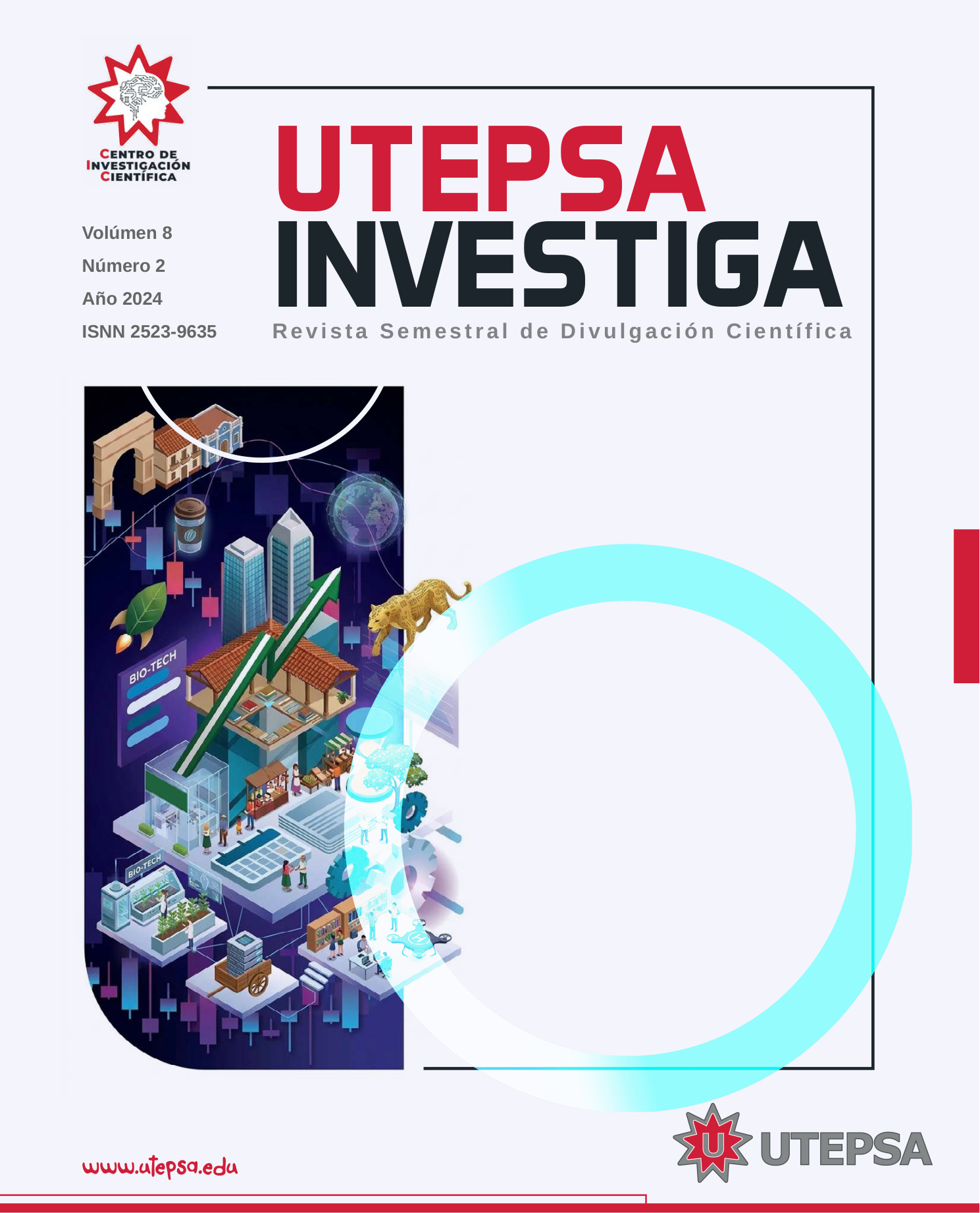 					Ver Vol. 8 Núm. 2 (2024): UTEPSA INVESTIGA
				